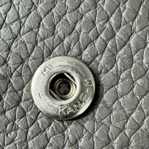 All Saint Fetch Green Leather Zip-Around Long Wallet - Picture 8 of 14